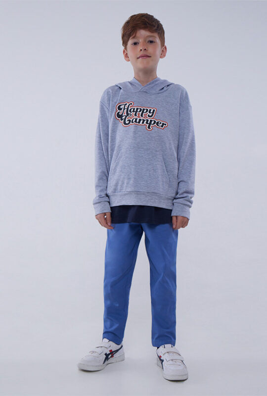 saco azul  moda para niños
